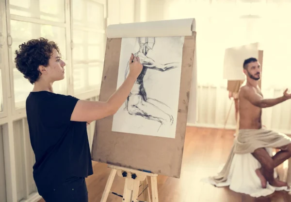 Taller de dibujo de modelo masculino al natural - Imagen 4